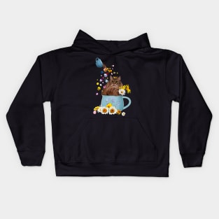 Custom Art : Coffee Makes Everyday Beautiful Kids Hoodie